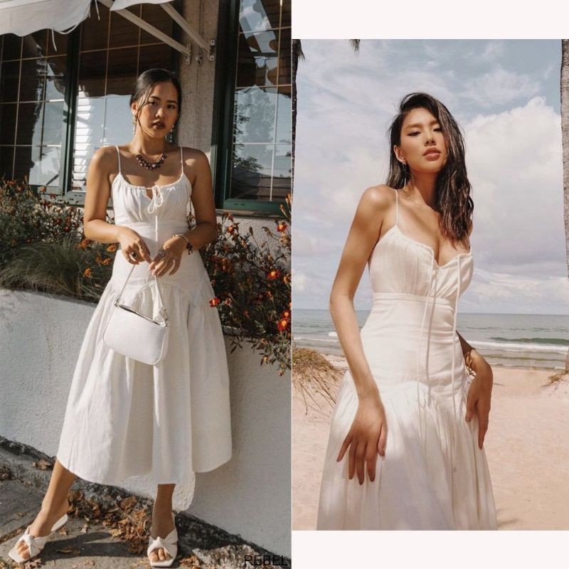 (Suclothing) REBEL DRESS - Đầm maxi 2 dây thiết kế - đầm dự tiệc | BigBuy360 - bigbuy360.vn