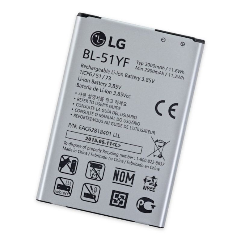 Pin LG G4 BL-51YF bảo hành 6 tháng đổi mới.