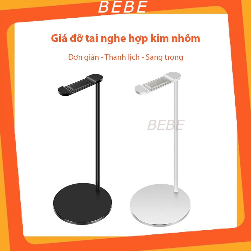 Giá đỡ tai nghe NewBee G12AZ3 sang trọng, chất liệu nhôm cao cấp, đệm silicone chống trầy xước