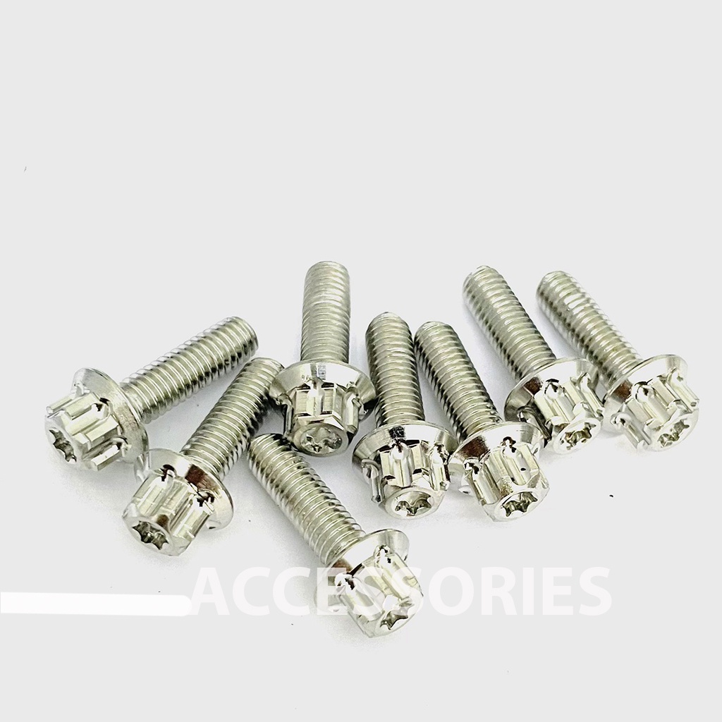 Ốc Salaya Inox 304 Cao Cấp 6li20 Trụ Gắn Cùm Tay Côn Tay Ga Sonic Satria Raider... PKPH