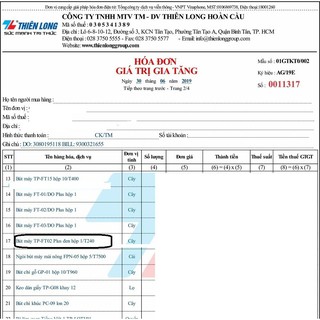 Bút máy nét thanh nét đậm Thiên Long TP-FTC02