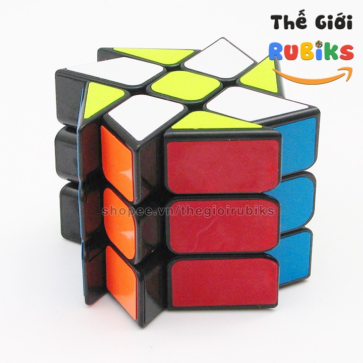 Rubik Windmill 3x3 Magic Cube YJ Viền Đen - Rubic Biến Thể 6 Mặt.