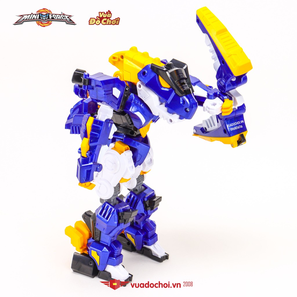 Lực Lượng Nhí 🛡 MINI FORCE 2 🛡 Siêu Robot khổng lồ Tyranno  - Phiên bản Tarbo Cơn lốc 🦸‍♂️