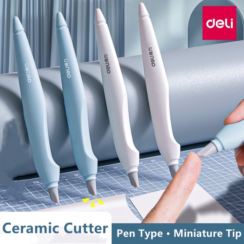 Dao cắt khắc chữ đa công dụng cho trường học/ văn phòng Deli