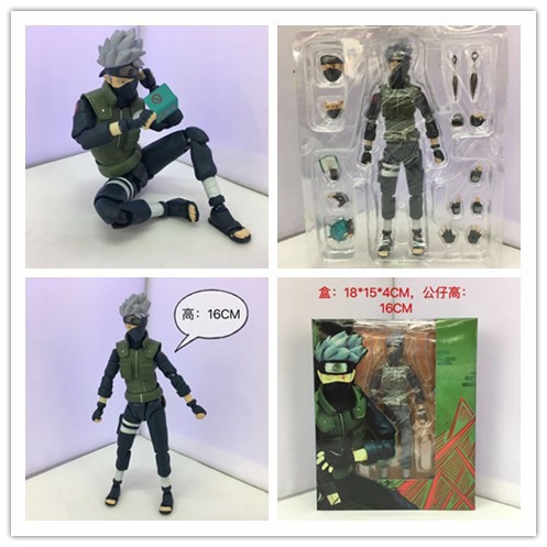 Bộ mô hình khớp cử động naruto sắc nét từng chi tiết, khớp tốt, cao 15cm