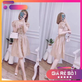 Sét đũi áo cúc dọc + chân váy