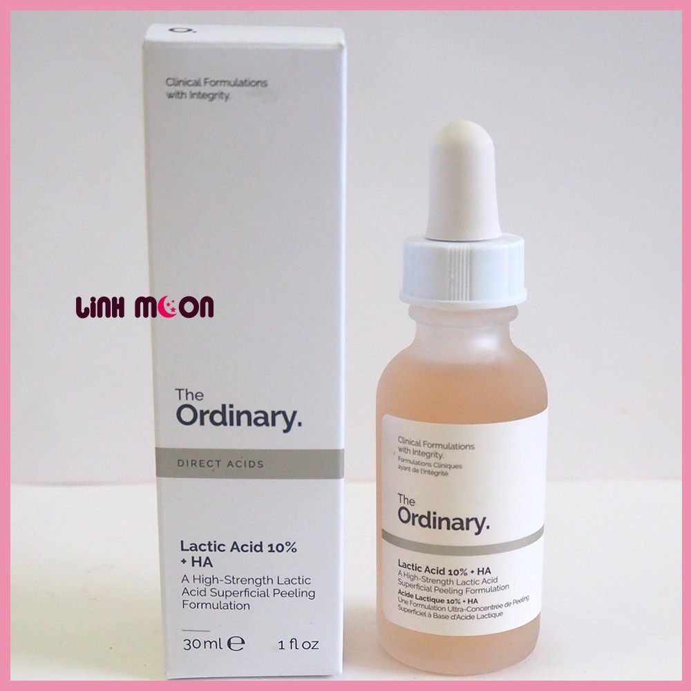 Tinh Chất Serum The Ordinary Lactic Acid 5% - 10% + HA 2%