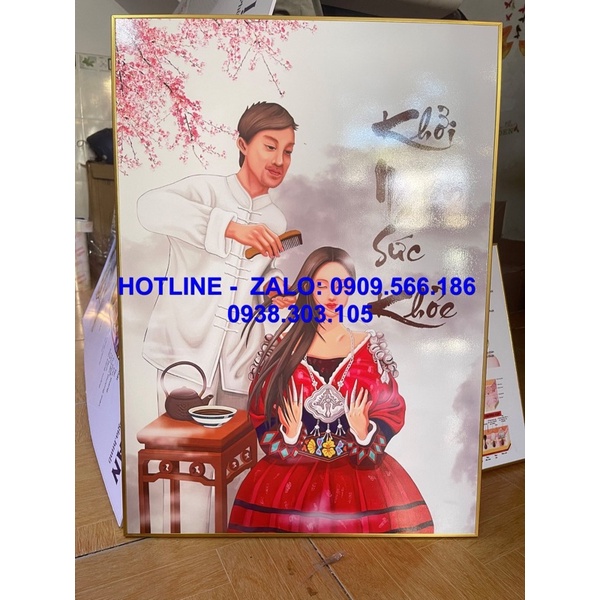 TRANH SPA DƯỠNG SINH ĐÔNG Y - GỘI ĐẦU DƯỠNG SINH - CỔ VAI GÁY