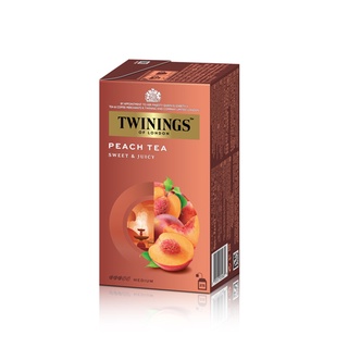 TRÀ ĐEN HƯƠNG ĐÀO TWININGS 25 BỊCH/HỘP