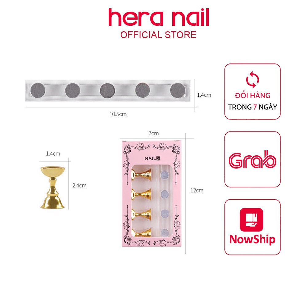 Đế gắn móng giả nam châm LADURA tập vẽ