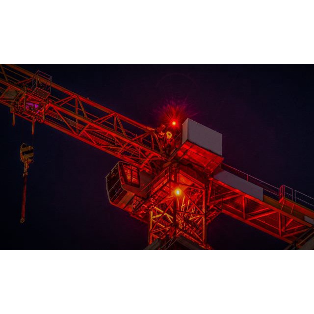 Đèn led pha cẩu tháp rọi xa công suất lớn tower crane light 400W hiệu ESNCO chính hãng ES-QH400