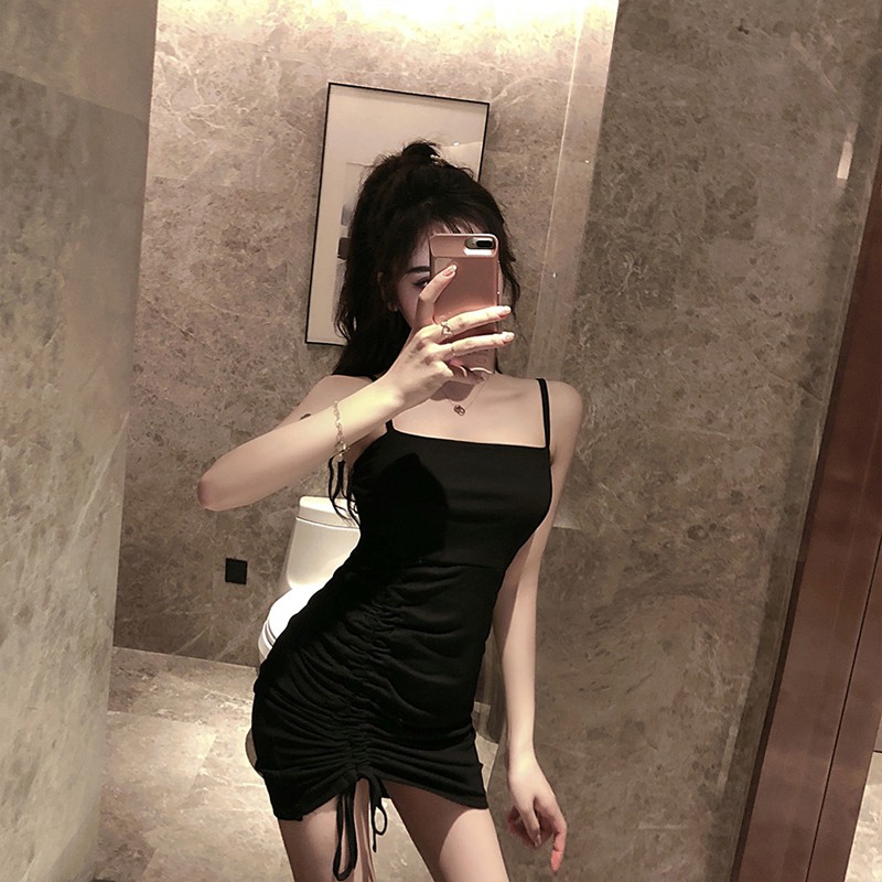 Váy Nữ Ôm Body Hai Dây, Đầm Nữ Rút Eo Quyến Rũ, Sexy Moda.H | BigBuy360 - bigbuy360.vn