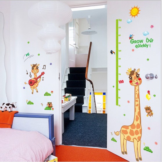 Decal thước đo hươu con vui nhộn