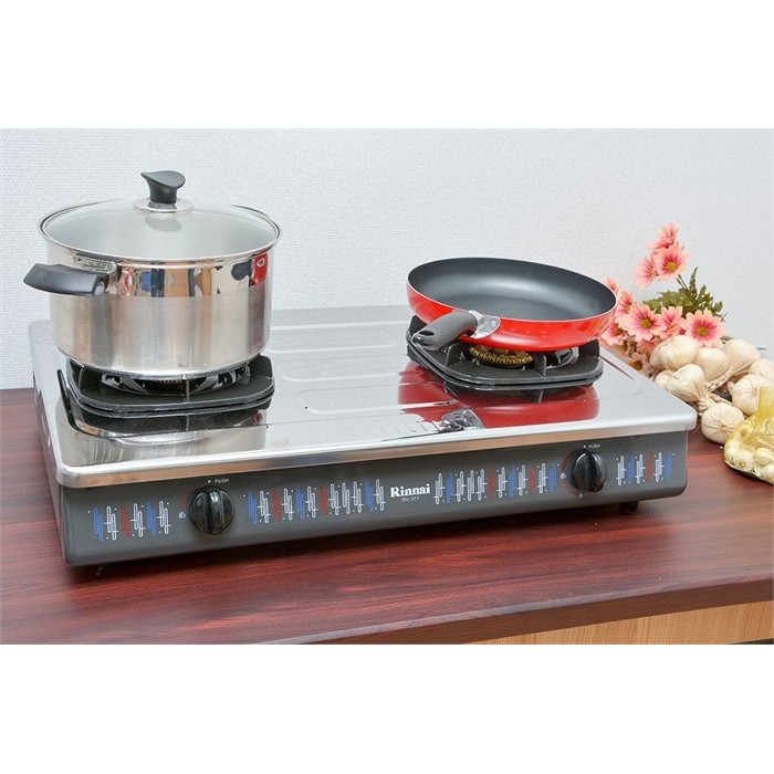 Bếp ga đôi Rinnai RV-367S inox