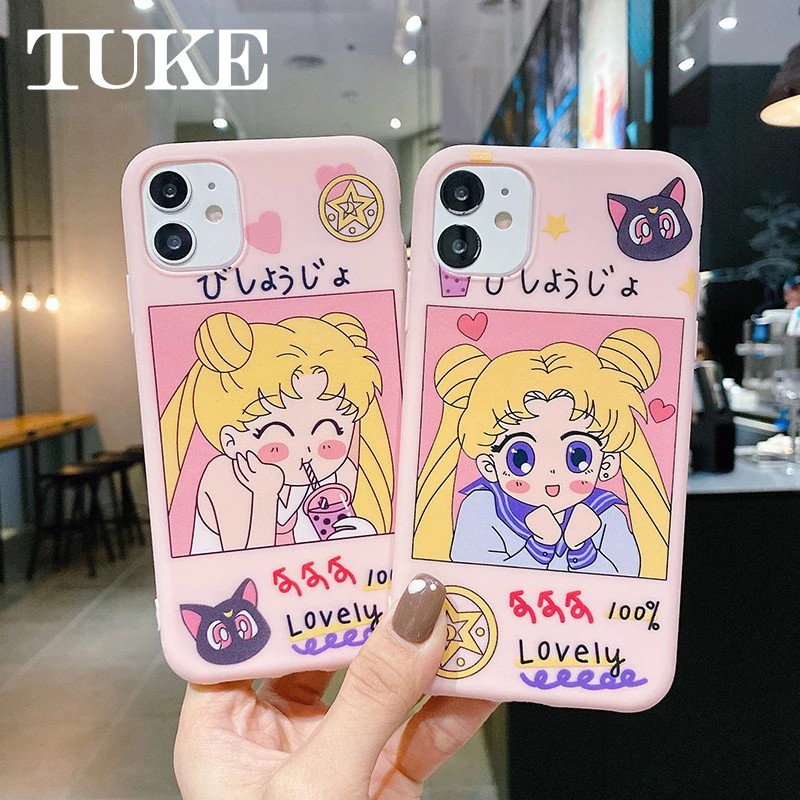 Ốp Lưng Phong Cách Thủy Thủ Mặt Trăng Cho Iphone 11 Pro Max X Xs Xr 6 6s 7 8 Plus 5 5s Se 2020 | BigBuy360 - bigbuy360.vn