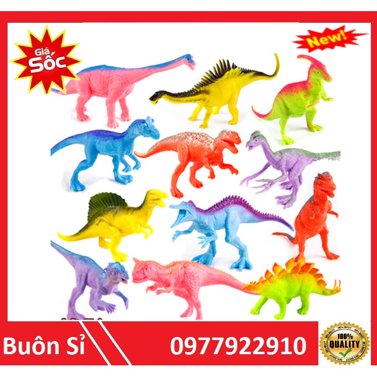 Khủng long cao su cỡ lớn có còi bóp kêu