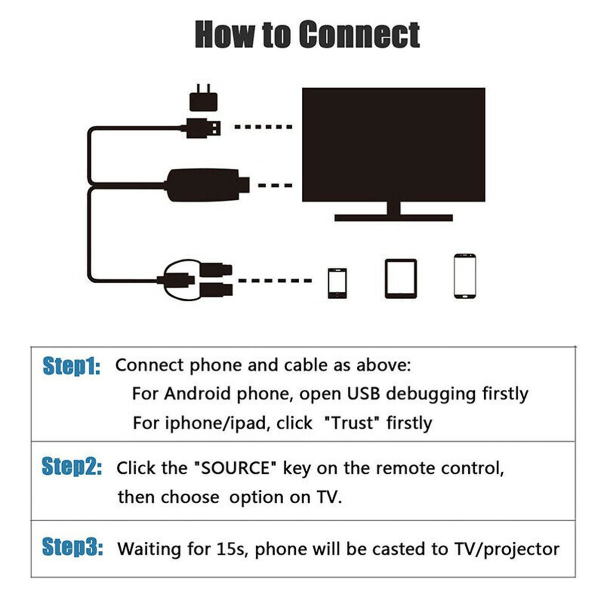 Cáp Chuyển Đổi 2m Điện Thoại Sang Hdmi-Compatible Tv Av 1080p Cho Iphone Ipad | BigBuy360 - bigbuy360.vn