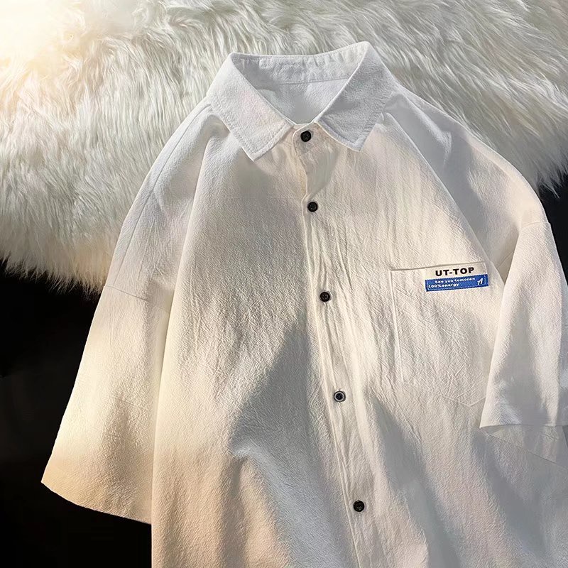 Áo Sơ Mi Nam Tay Ngắn Dáng Rộng Màu Trơn Thời Trang Hàn Quốc Cá Tính Cho ÁO Sơ Mi Nữ Form RộNg ÁO Sơ Mi ĐẹP Áo Sơ Mi Rộng Cho Nam Kinh Doanh Áo Sơ Mi Nam Màu Trơn Áo Sơ Mi Cao Cấp Nam