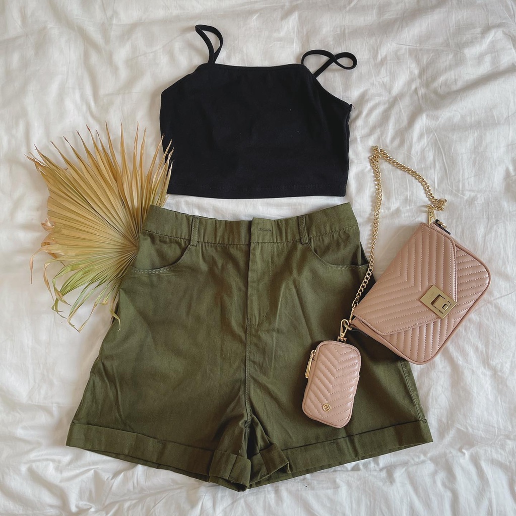 Set RETRO Gồm Áo Ống Và Quần Short Dáng Thể Thao, Phá Cách