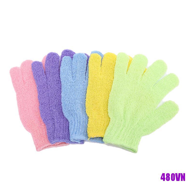 Set 5 Đôi Găng tay đi tắm Tẩy Tế Bào Chết Mát Xa Chăm Sóc Da