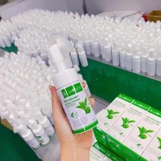 SỮA RỬA MẶT ATISO TRÀ NON ALMONDS 120ML(kèm đầu cọ)