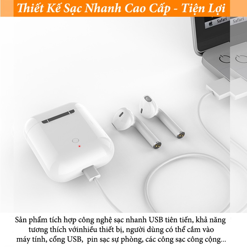 Tai Nghe BluetoothFREESHIP Giảm 10k Khi Nhập [TAI NGHE] Tai Nghe Không Dây i12 TWS