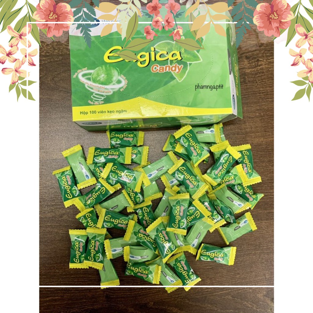 [DEAL 1K] Kẹo ngậm thảo dược Eugica Candy (1 viên) sonluc228
