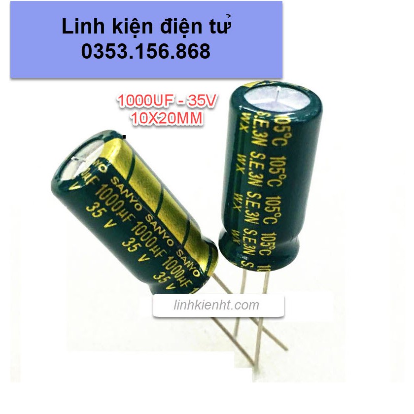 Tụ hóa 1000UF 35V 10x20mm