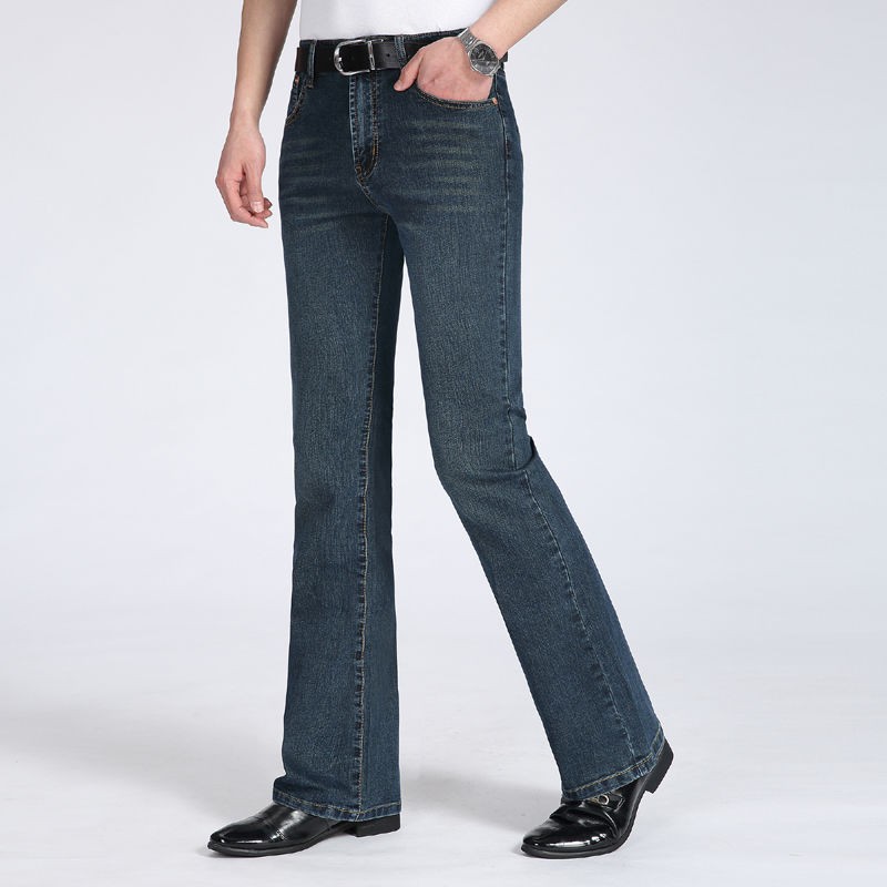 Quần Jeans Dài Ống Loe Thời Trang Cho Nam