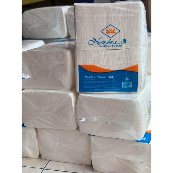 Bịch 500 tờ Giấy Ăn 2 lớp Hàng Không Loại 1 - Mềm/Mịn/Dai không tạp chất