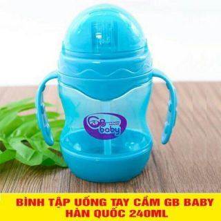 Bình tập uống nước, sữa GB BABY có chống sặc cho bé/nhiều màu
