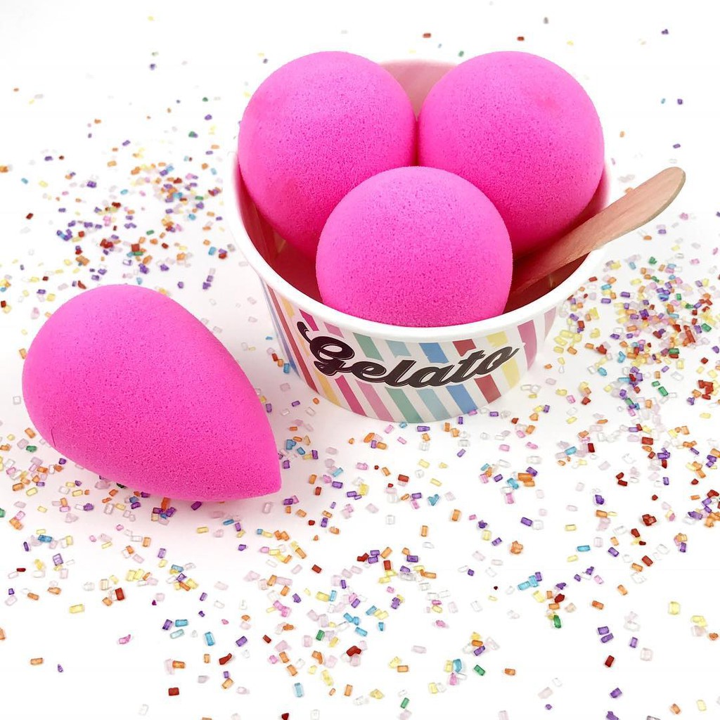 Set 6 bông mút tán phấn Keli nhẹ gọn mềm mịn thiết kế siêu cưng nội địa sỉ tốt NGỰA BEAUTY | BigBuy360 - bigbuy360.vn