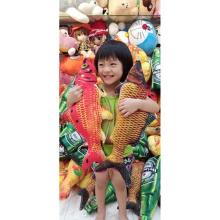 Gấu bông gối ôm cá chép - 3d size 60cm - 1m