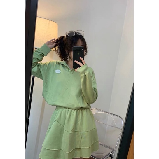 Set nỉ trơn thu đông