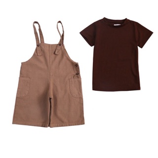 Set yếm kaki cho bé ctv