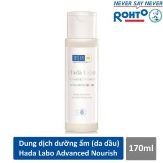 170 ml da dầu hada labo advanced nourish hyaluron lotion – dung dịch hada labo dưỡng tối ưu