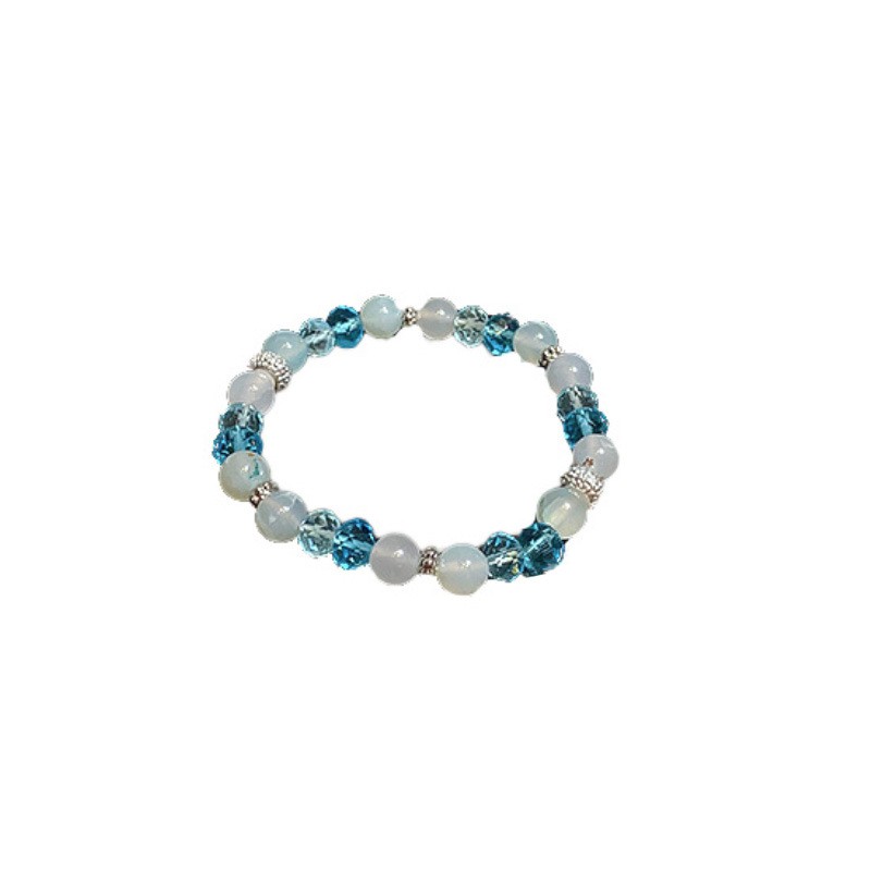 Vòng Tay Hai Lớp Đính Đá Pha Lê Tự Nhiên Thời Trang Phong Cách Dân Tộc | BigBuy360 - bigbuy360.vn