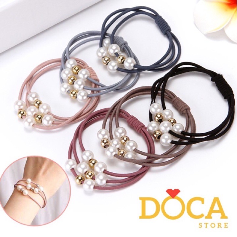 Dây cột tóc handmade Hàn Quốc xinh