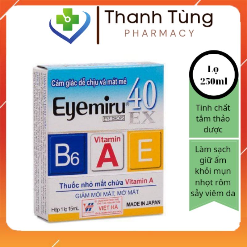 Nước nhỏ mắt eyemiru 40EX nhật bản date 2023