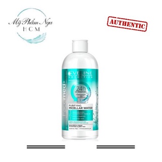 Tẩy trang Eveline xanh ngọc cho da thường, dầu nhờn & hỗn hợp 400ml