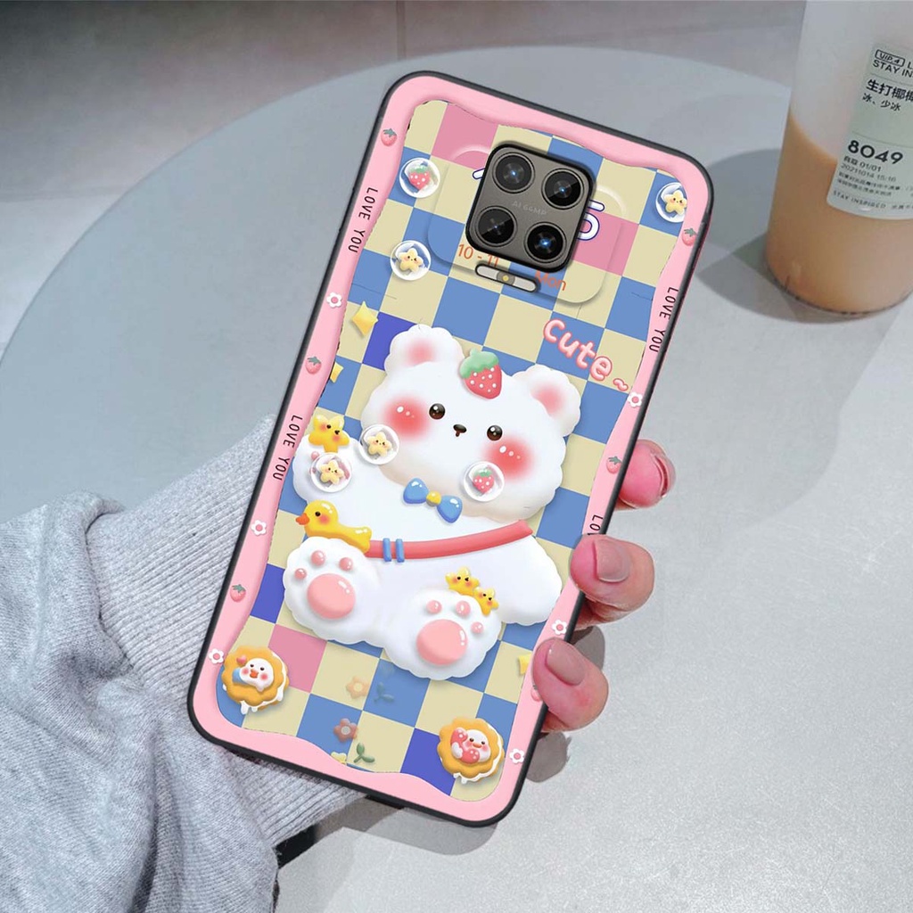 Ốp lưng Vsmart Aris / Aris Pro in hình gấu cute,bò sữa 3D cute dễ thương