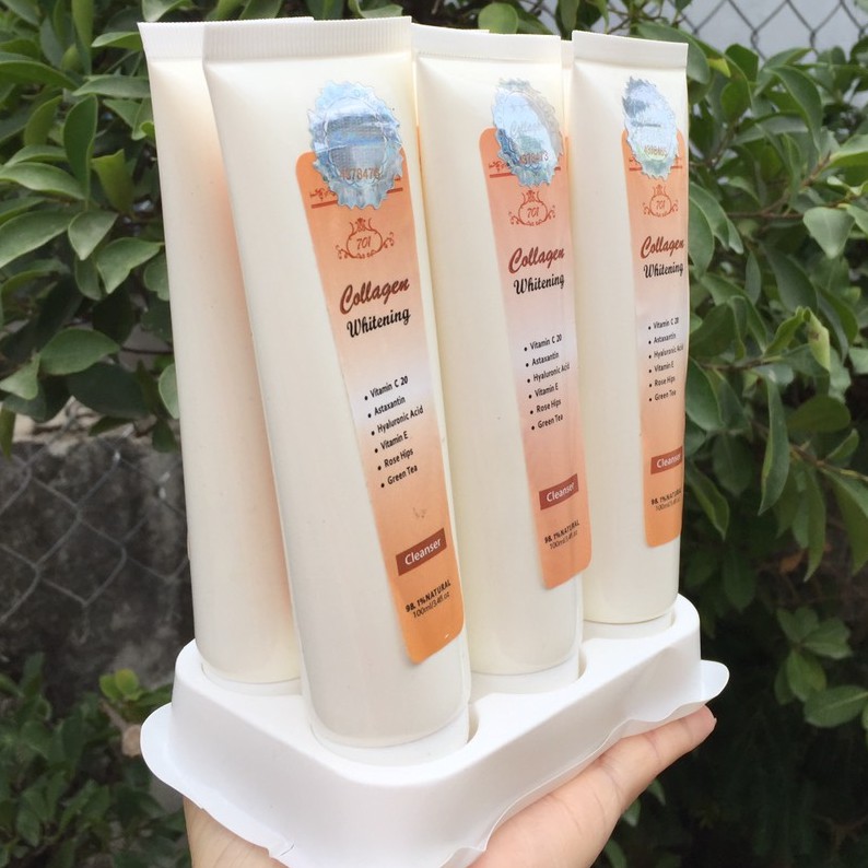 Sữa rửa mặt collagen whitening 701