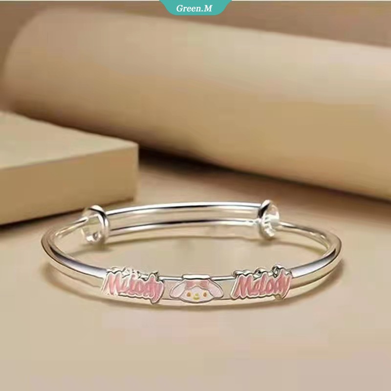 Sanrio Bộ Sưu Tập Vòng Tay Hoạt Hình Hello Kitty Kuromi Cinnamoroll Size Có Thể Điều Chỉnh