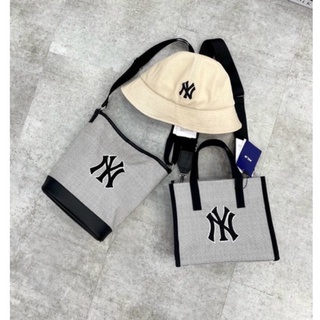 [Tặng Túi Giấy MLB] Túi Đeo Chéo MLB Basic Big Logo Canvas Small Tote Bag Siêu Phẩm