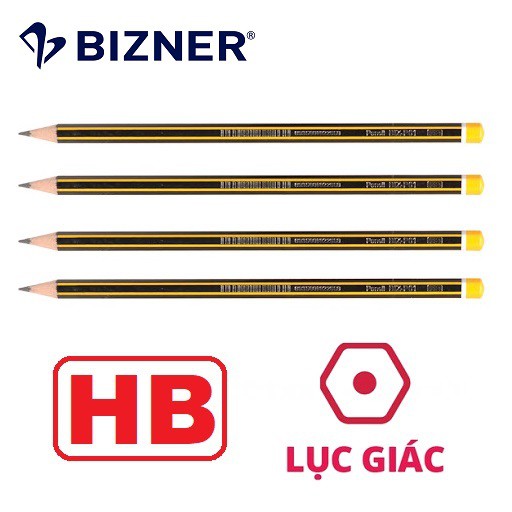 Bút Chì Gỗ HB Cao Cấp Bizner BIZ-P01