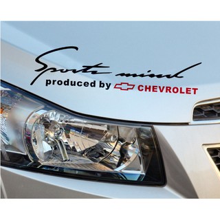 Tem sport mind dán capo ô tô Chevrolet