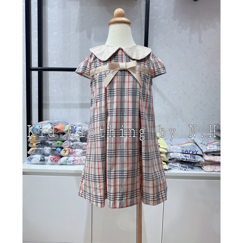 Váy bbr cổ sen