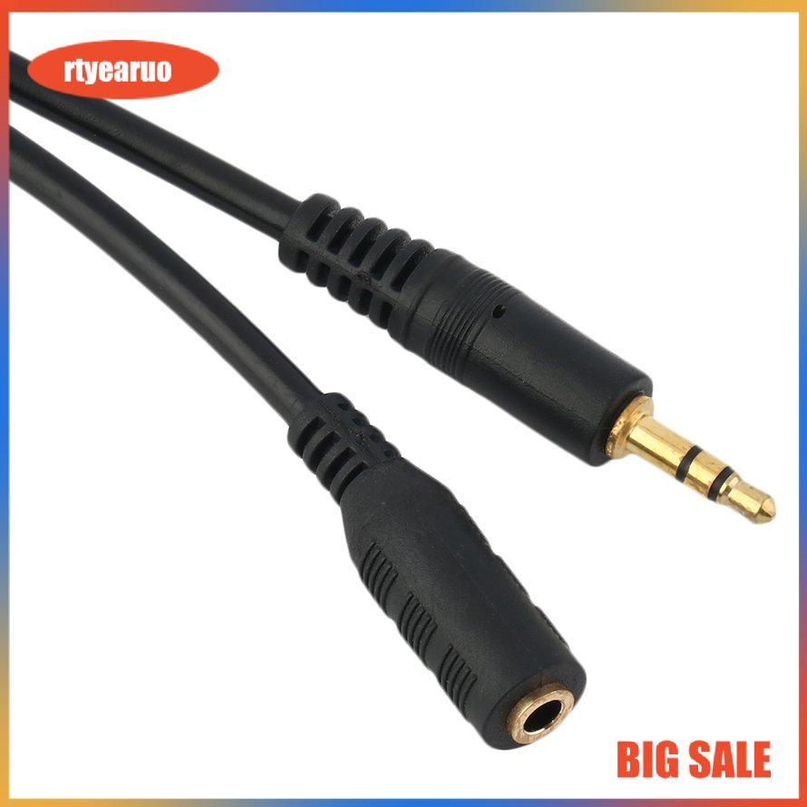 Dây cáp nối dài loa/tai nghe,Dây âm thanh 3.5mm đầu đực sang 3.5mm đầu cái 3m