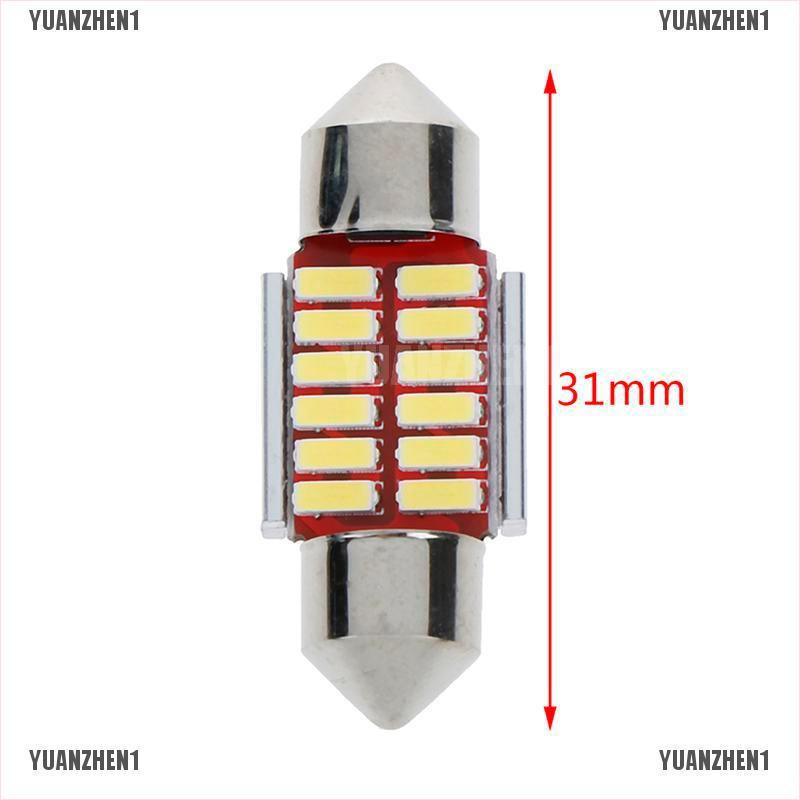 Bóng đèn LED 31/36/39/42mm 4014 SMD dùng để chiếu sáng nội thất xe ô tô