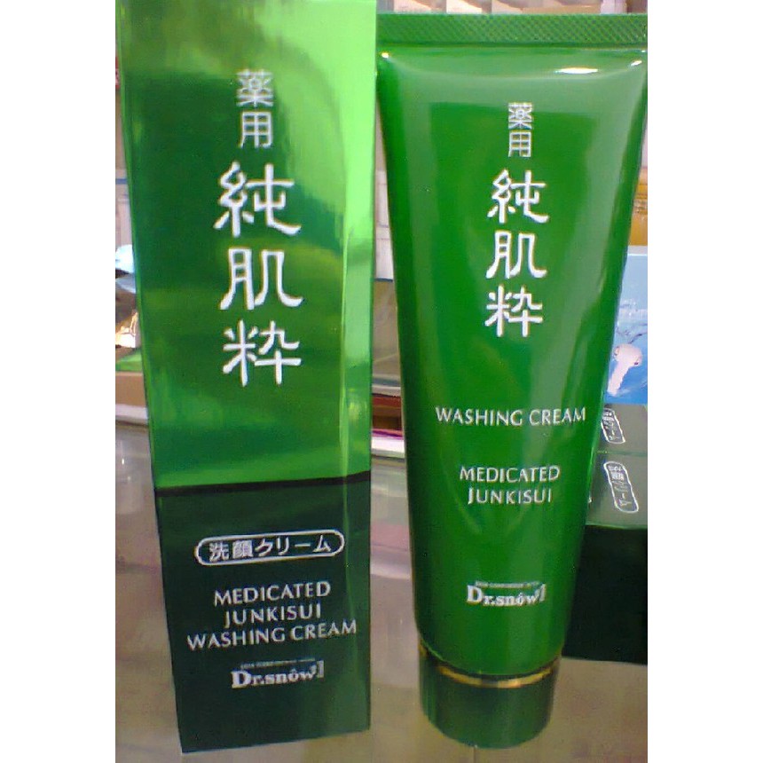 Sữa rửa mặt thảo dược Dr.Snow Medicated Junkisui Washing Cream Nhật Bản 120ml